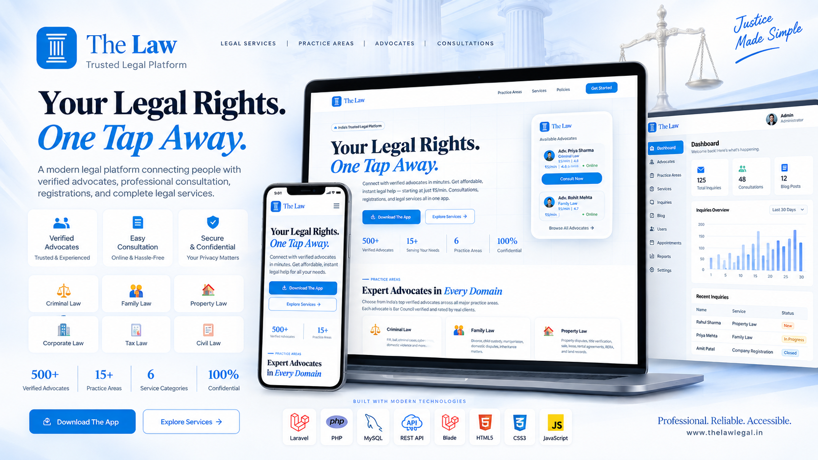 TheLawLegal – Legal Services & Advocate Platform